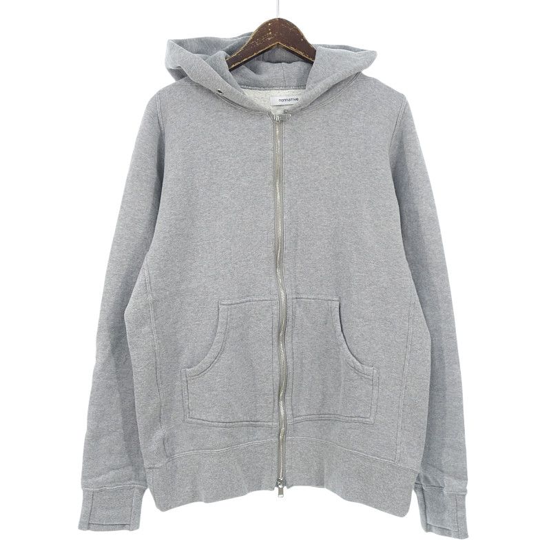 ノンネイティブ/NONNATIVE DWELLER FULL ZIP HOODY COTTON SWEAT 