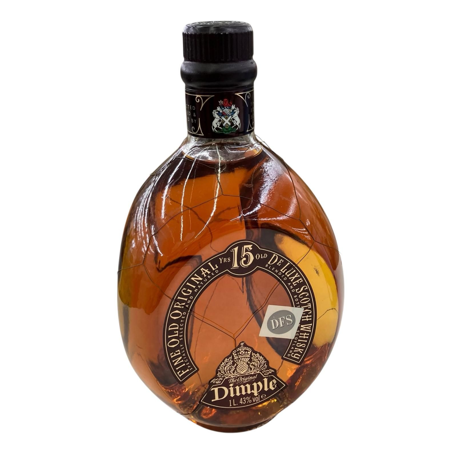 Dimple ディンプル15年 スコッチウイスキー 1リットル 箱付き