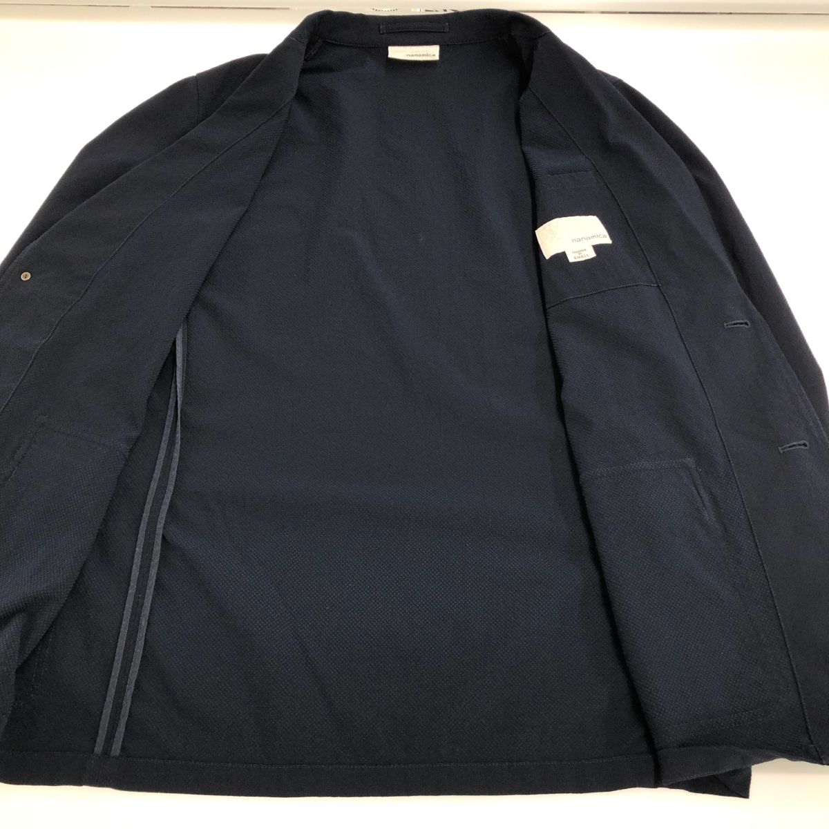 nanamica ナナミカ クラブ ジャケット S SUAS863 ネイビー  メンズ CLUB JACKET ソロテックス　240001076575