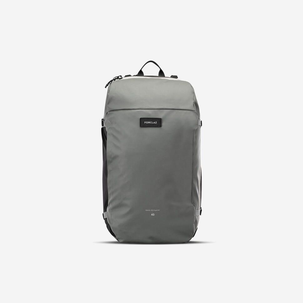 品 デカトロン FORCLAZ フォルクラ バックパッカー トラベル バックパック Travel 500 ORGANIZER 40 L カーキ 擦り傷があり