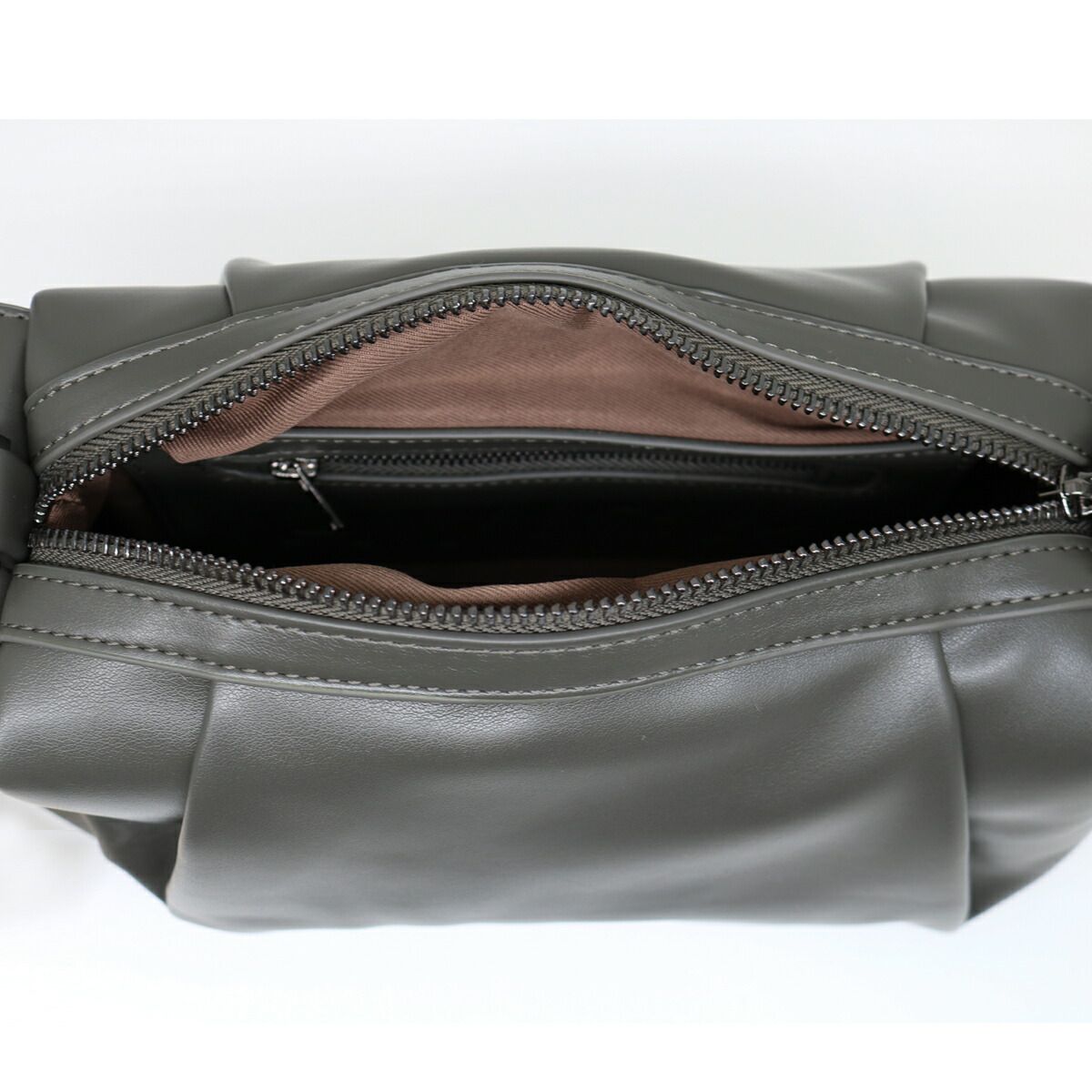 HVISK ショルダーバッグ ハンドバッグ 2way ELBIE □HVISK ヴィスク Elbie Soft Structure Shadow Grey Butter