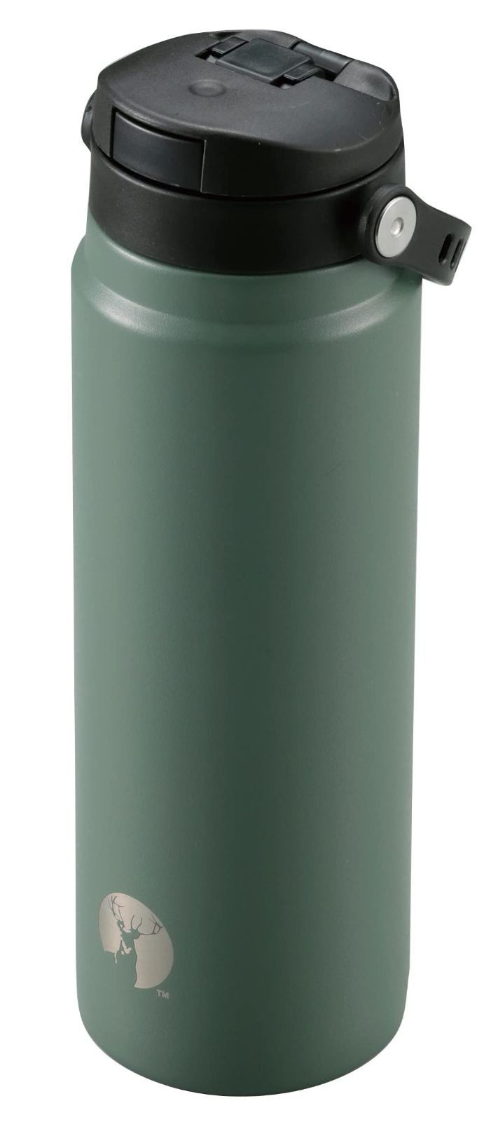 【特価商品】オリーブドラブ 600ml HDワンタッチボトル 保冷 UE-3546 保温 真空断熱 ダブルステンレスボトル 直飲み 製品サイズ:(約)外径73×高さ230mm 水筒 スポーツボトル STAG) キャプテンスタッ