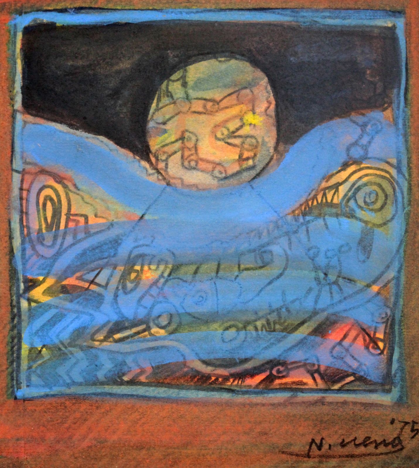 上野憲男『無題』水彩画【真作保証】 絵画 上野憲男『無題』水彩画【真作保証】 絵画 - メルカリ