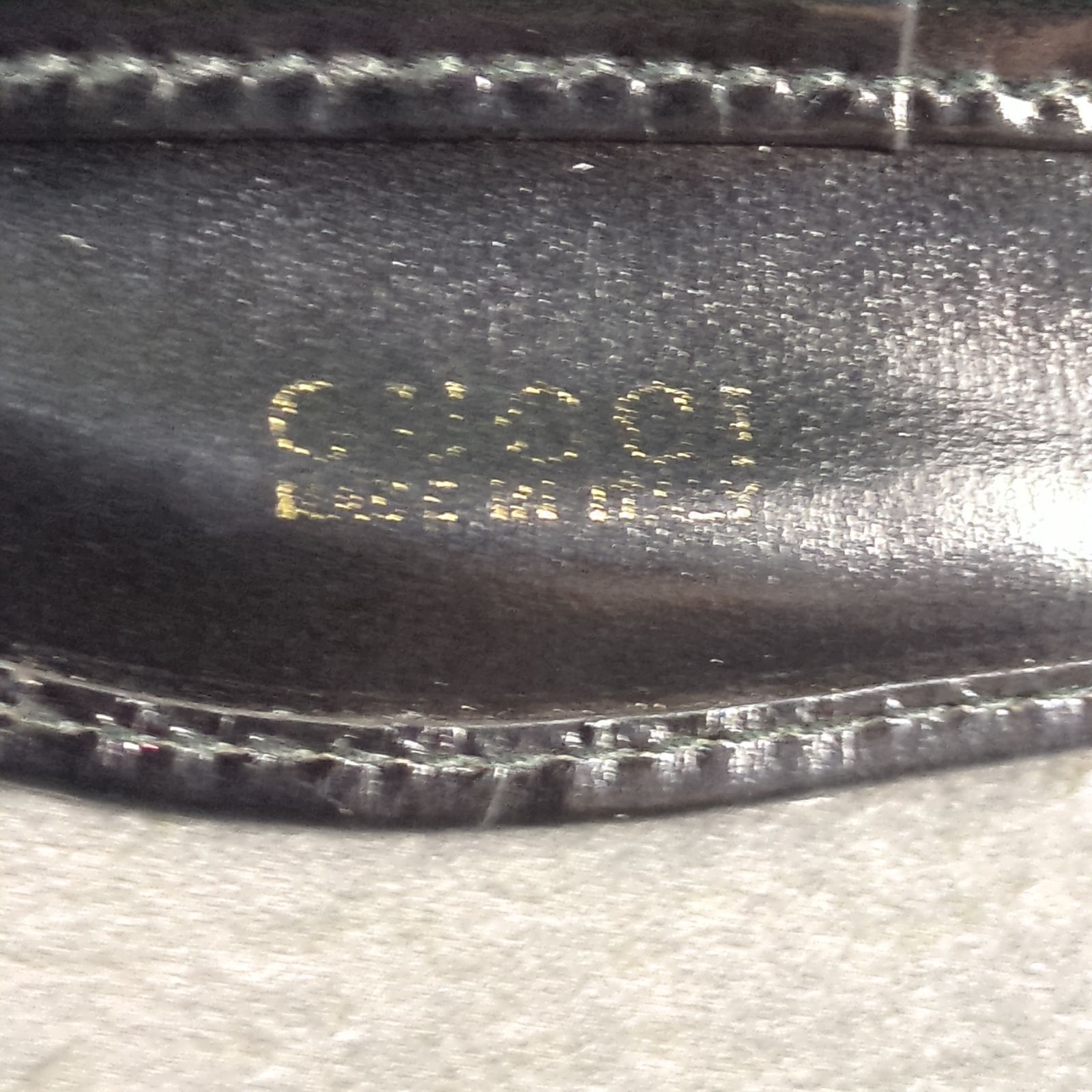 OLD GUCCI オールドグッチ レザーウォレット 2つ折り財布 革財布 G金具