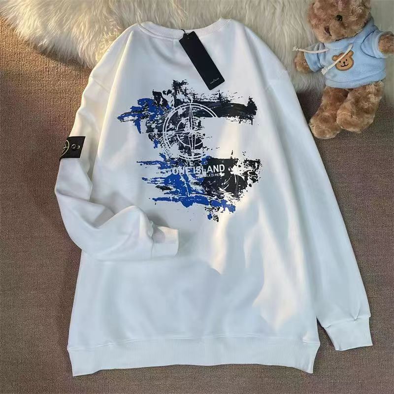 新品 stone island ストーンアイランドトレーナー 白 STONE ISLAND 