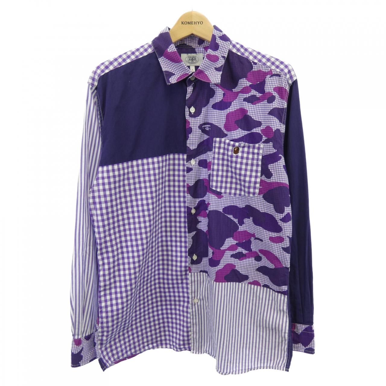 アベイシングエイプ A BATHING APE シャツ - メルカリ アベイシングエイプ A BATHING APE シャツ - メルカリ