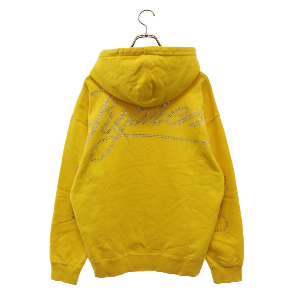 a*i様 supreme ラインストーン　スクリプト　美品 Supreme - Rhinestone Script Hooded Sweatshirt - UG.SHAFT