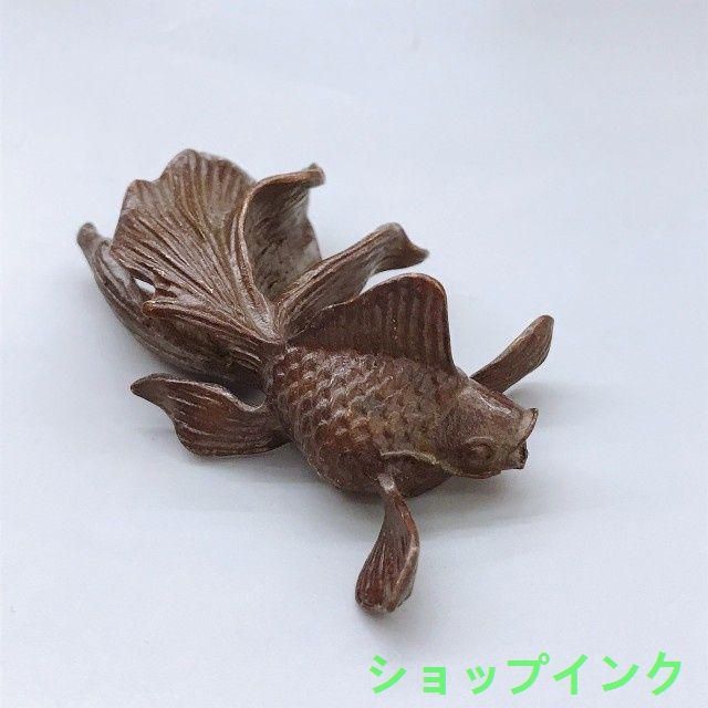 金魚香炉 銅器 文房具 茶道具 重厚 極細工 工芸品 美術品 置物 仏事 銅 細工 茶道具 香道具 蓋置 置物 金魚 銅製 - メルカリ