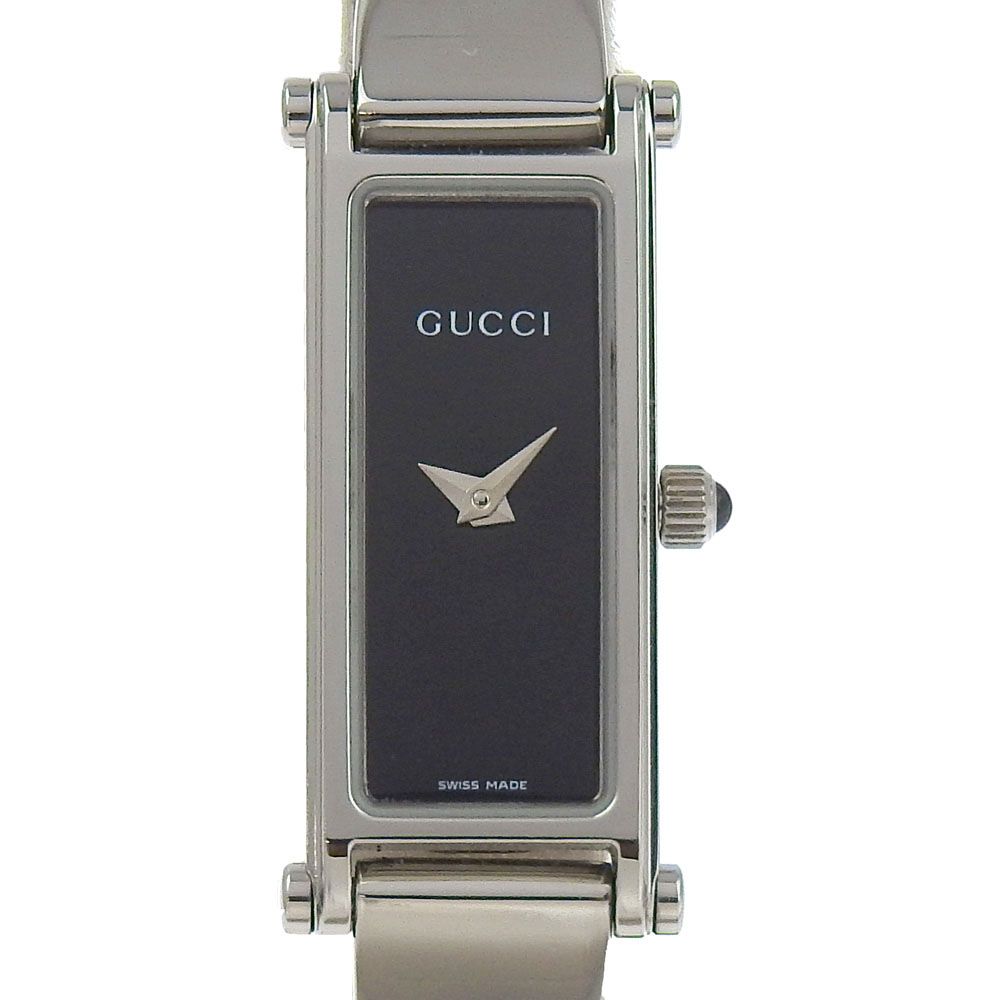 GUCCI】グッチ バングルウォッチ 1500L ステンレススチール クオーツ  