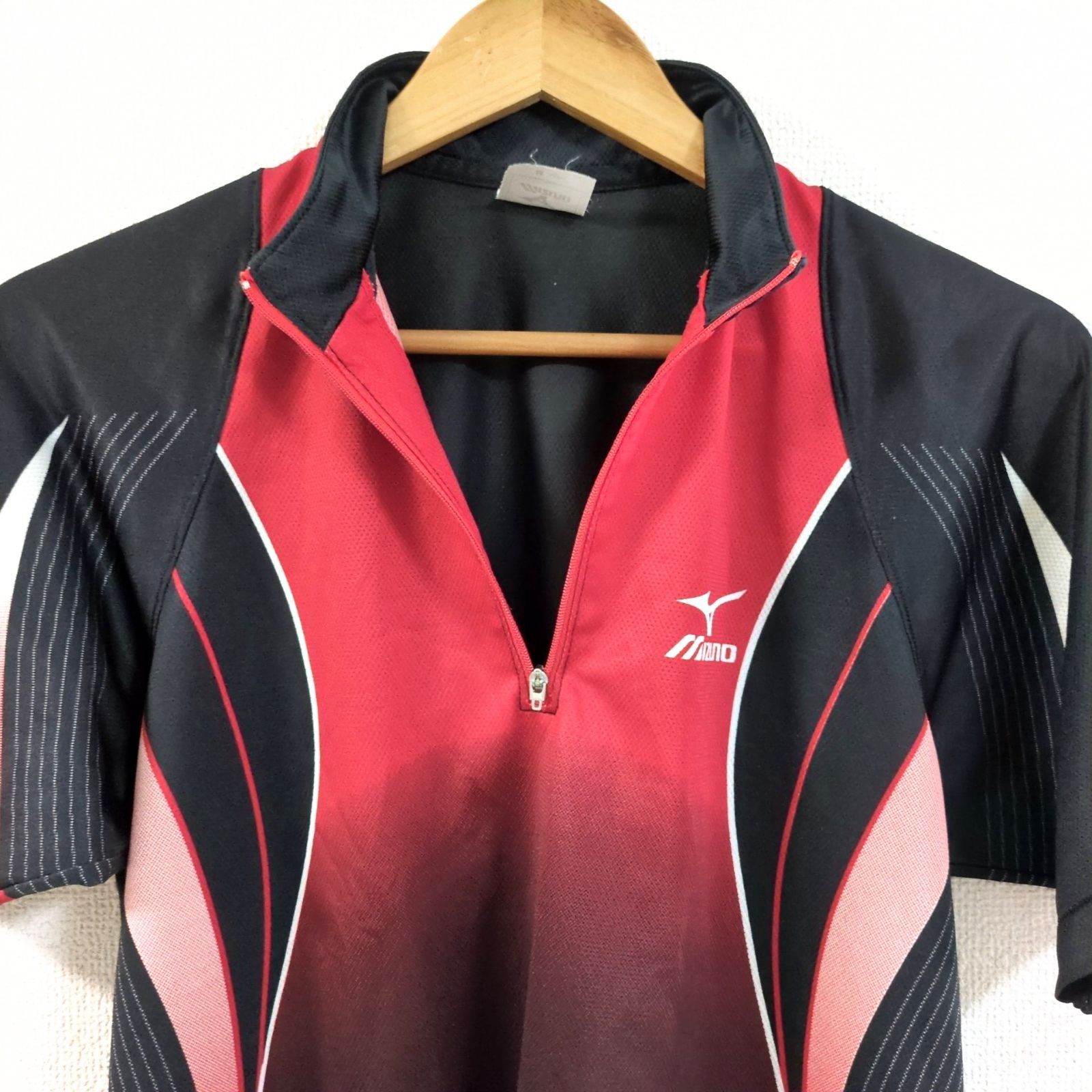 Mizuno EFC 半袖サッカーウェア 黒/赤 Sサイズ MIZUNO ミズノ レフリーウェア 4点セット 大人用 サッカー