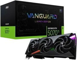 MSI GeForce RTX 5070 Ti 16G VANGUARD SOC LAUNCH EDITION グラフィックスカード VD9038 周辺機器