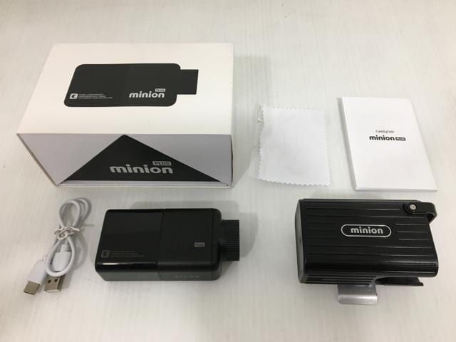 返品OK ゴルフ用品 超 Caddy Talk レーザー距離計 キャディトーク minion PLUS ブラック LLC-HASEGAWATOSO_COM