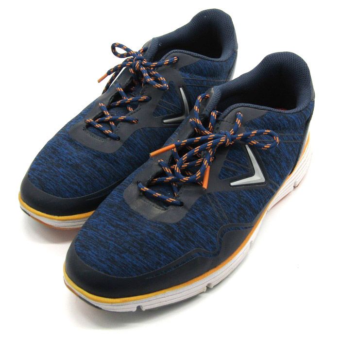 キャロウェイ ゴルフシューズ ソレイユ SOLAIRE シューズ 靴 メンズ 26.5サイズ ネイビー系 Callaway 【中古】