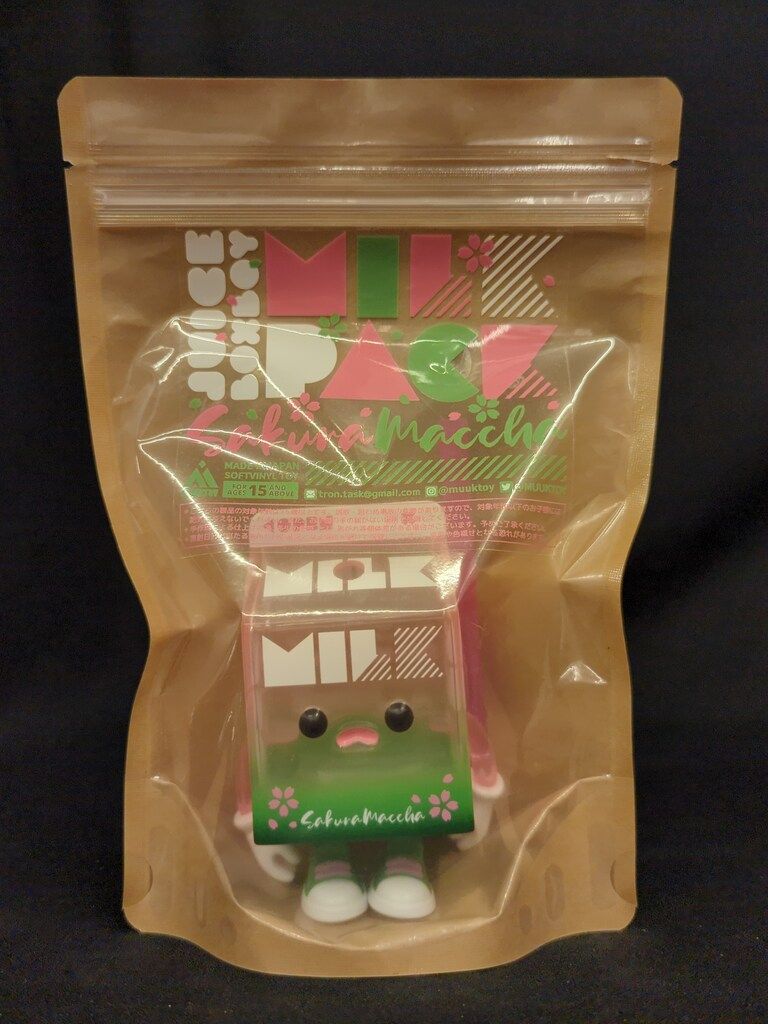 MUUKTOY ジュースボックスボーイ MILK PACK 桜抹茶 - メルカリ