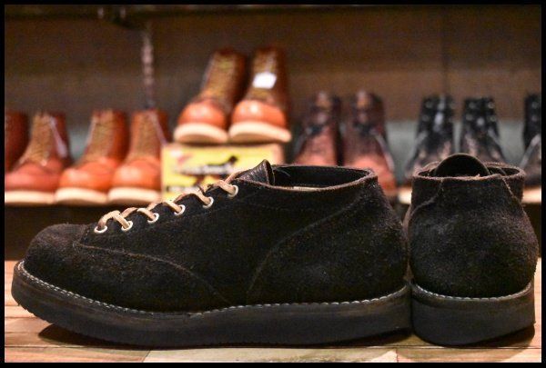 VIBERG ラフアウト　サイズUK8 UK8 良品】VIBERG ヴァイバー オックスフォードLTT ブラック
