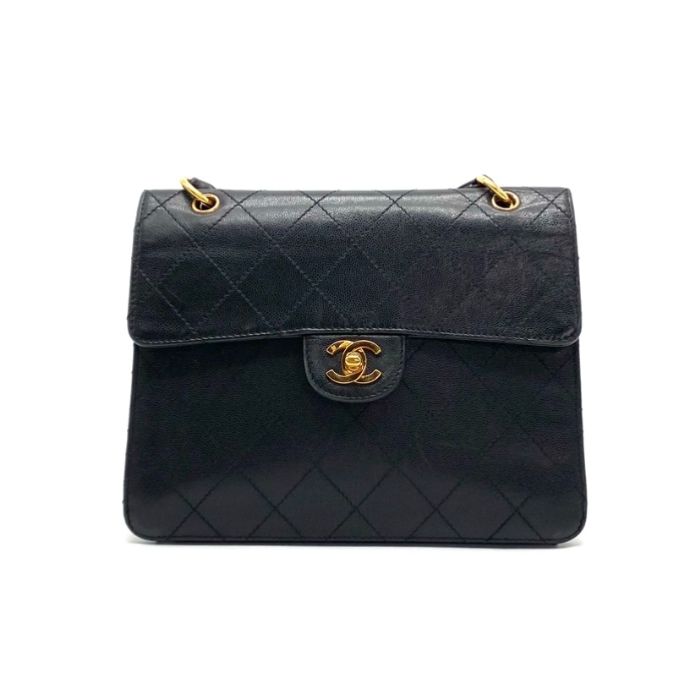 CHANEL シャネル マトラッセ ターンロック ココマーク キャビアスキン ハンド バッグ eK0332A