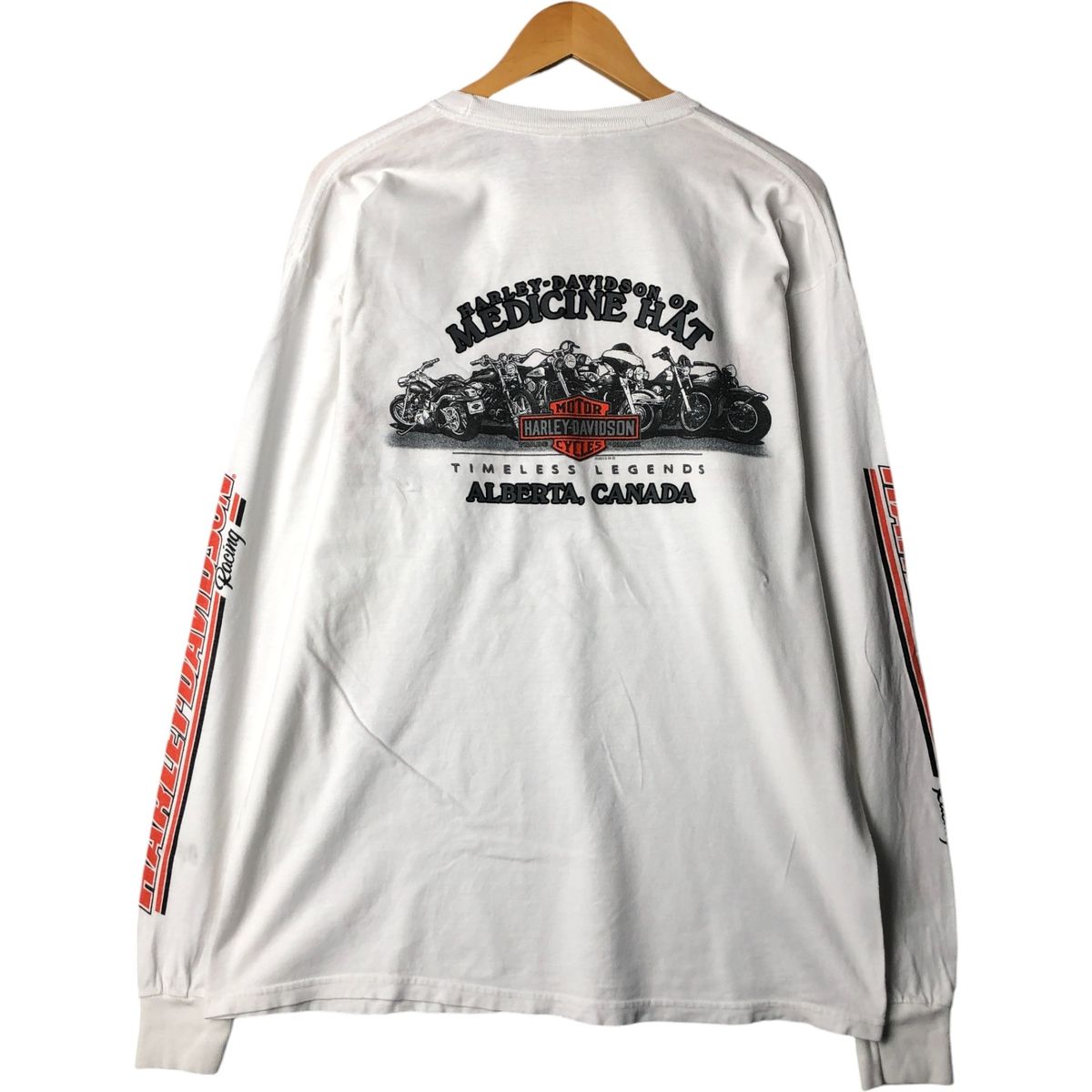 古着 ハーレーダビッドソン Harley-Davidson ロングTシャツ ロンT