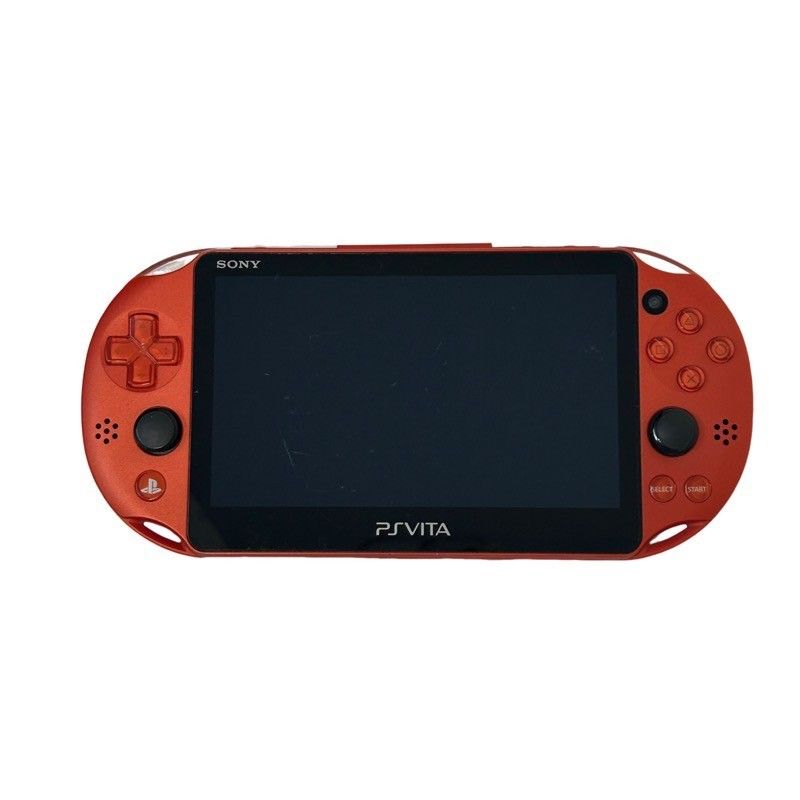 SONY ソニー PlayStation Vita Wi-Fiモデル メタリック レッド PCH-2000 ZA26 パワプロ2016 SD16GB 動作 済み 42509R8