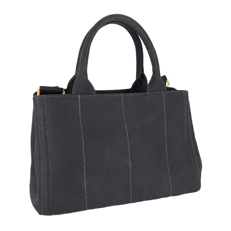 プラダ PRADA カナパ B2439O ビジュー 2WAYショルダー キャンバス トートバッグ rkd【中古】 - メルカリ