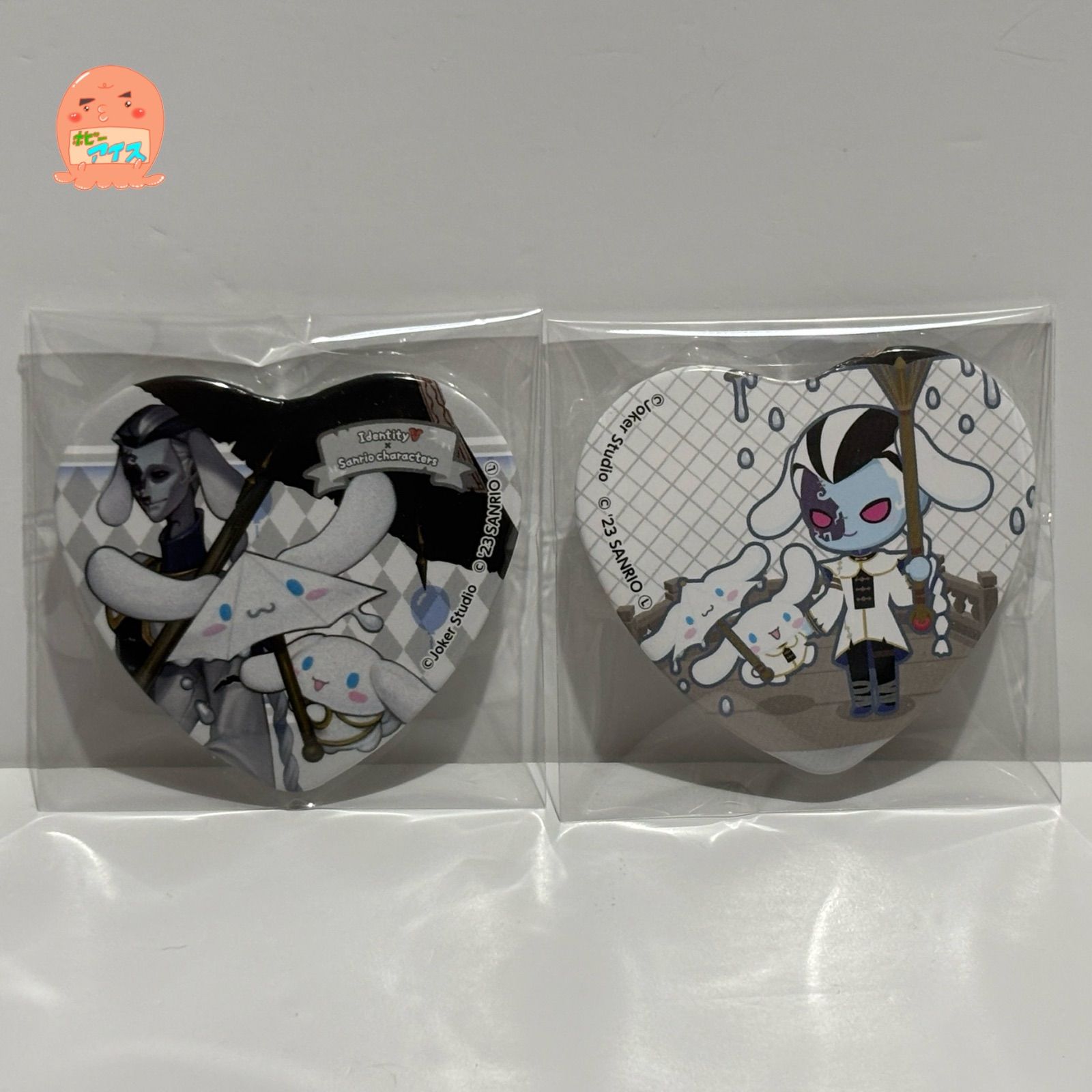 第五人格 白黒無常 サンリオ 缶バッジ グッズ 第五人格 IdentityV サンリオコラボ シナモロール 白黒無常 缶