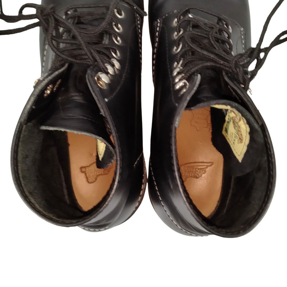 RED WING レッドウィング 8165 犬タグ プレーントゥ ブーツ ブラック