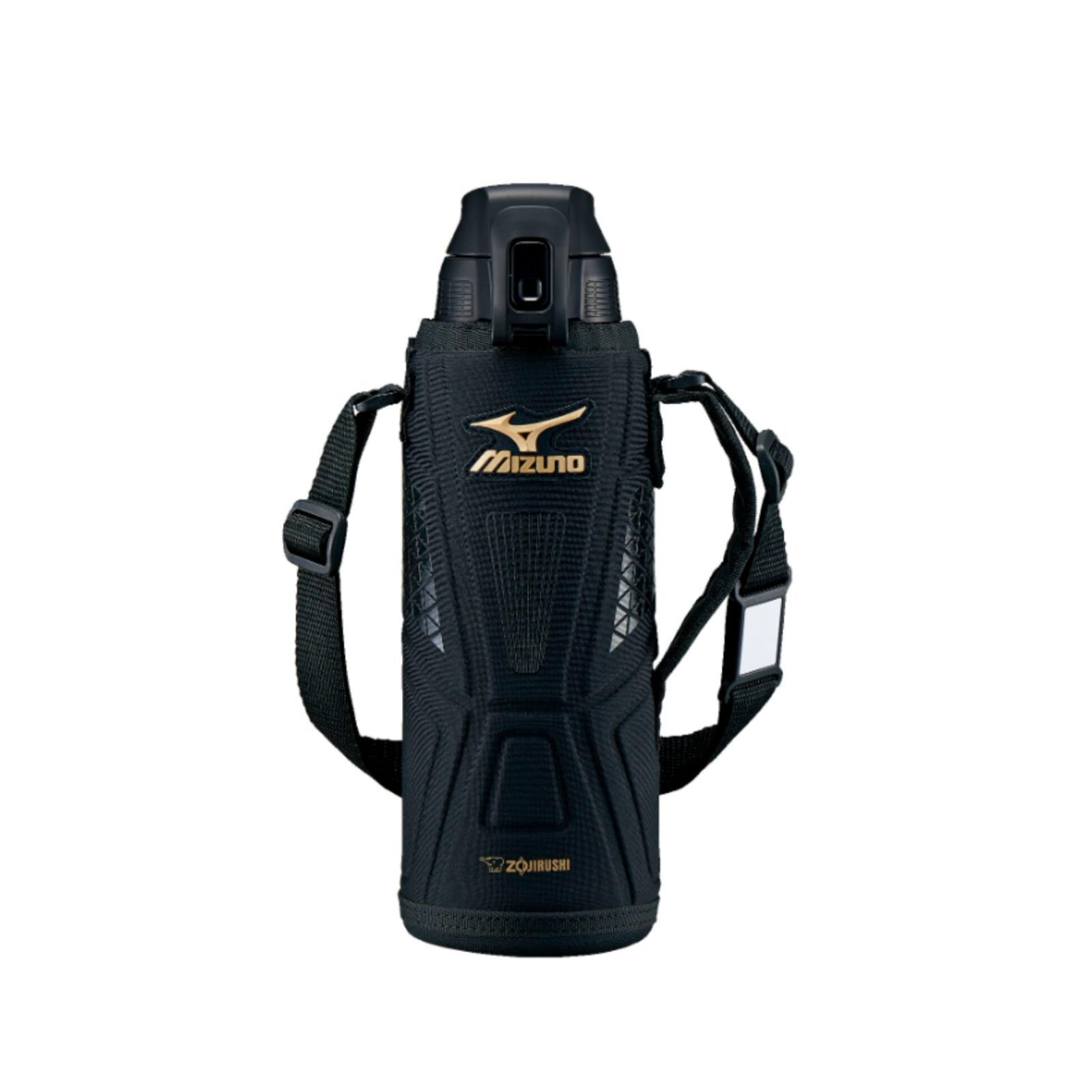 【新着商品】ステンレス クール 水筒 スポーツ ボトル 直飲み ミズノ 1.0L ワンタッチ オープン 象印マホービン(ZOJIRUSHI) タイプ ブラック SD-FX10-BA