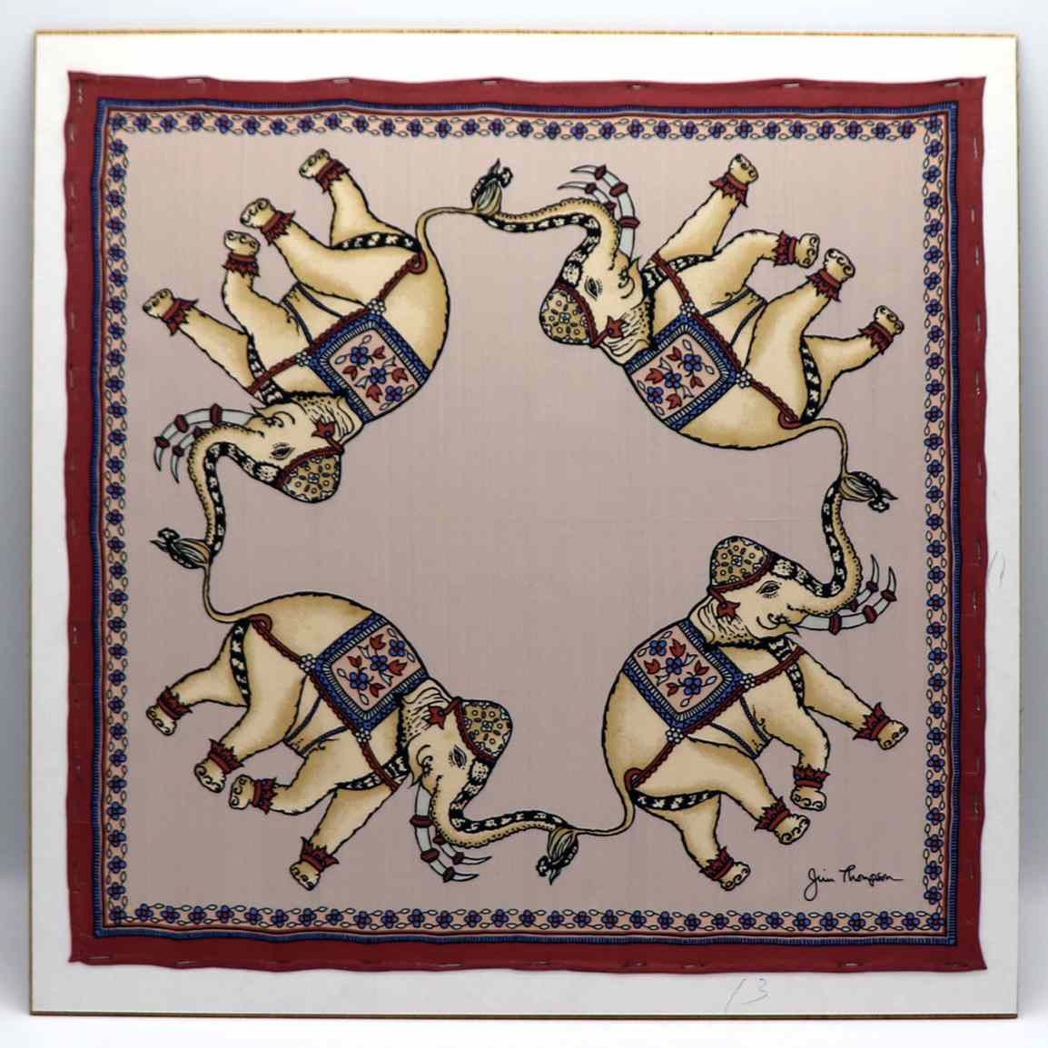 JIM THOMPSON ジムトンプソン タイシルク100% 2枚セット ジム