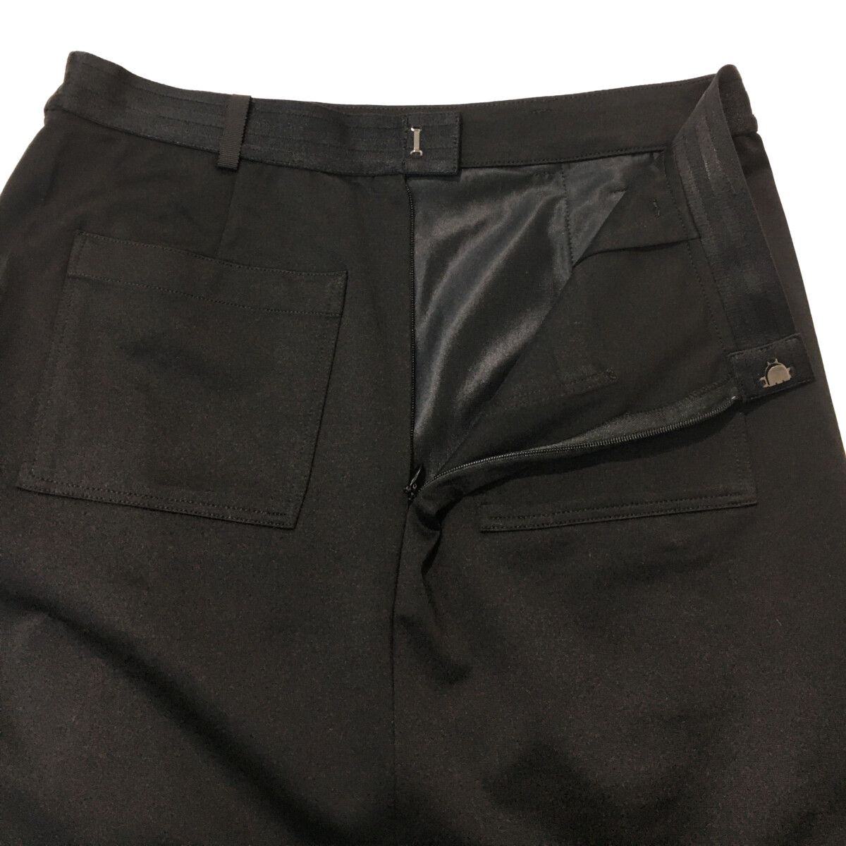 【美品/L】LANVIN SPORT ランバンスポール　ストレッチ　スカート　黒 未使用品 レディース ランバンスポール LANVIN SPORT スカート