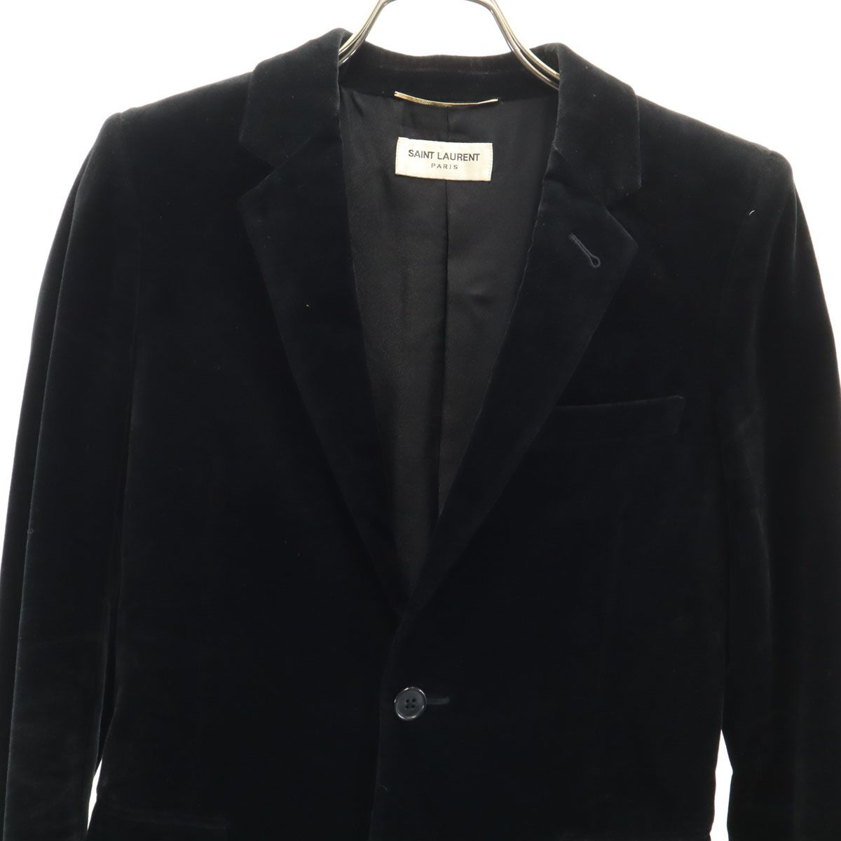 SAINT LAURENT サンローラン イタリア製 シルク テーラードジャケット 