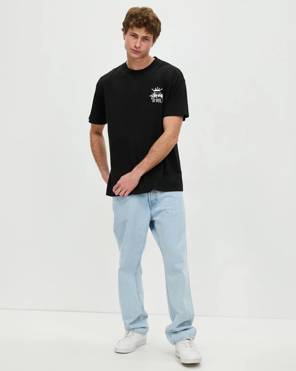STUSSY Old Skool 50-50 SS Tee Tシャツ ステューシー - メルカリ
