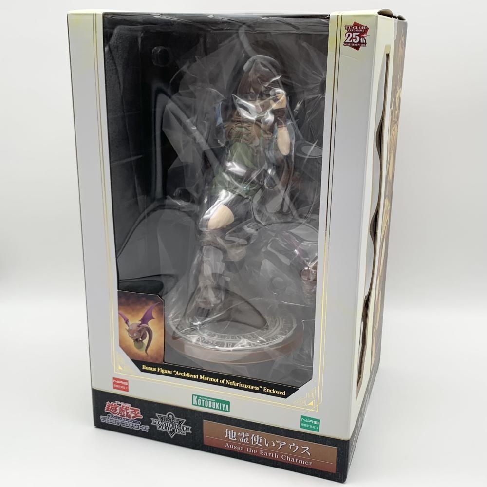 【中古】開封 コトブキヤ 遊戯王OCG デュエルモンスターズ 遊戯王カードゲームモンスターコレクション 1/7 地霊使いアウス[17]