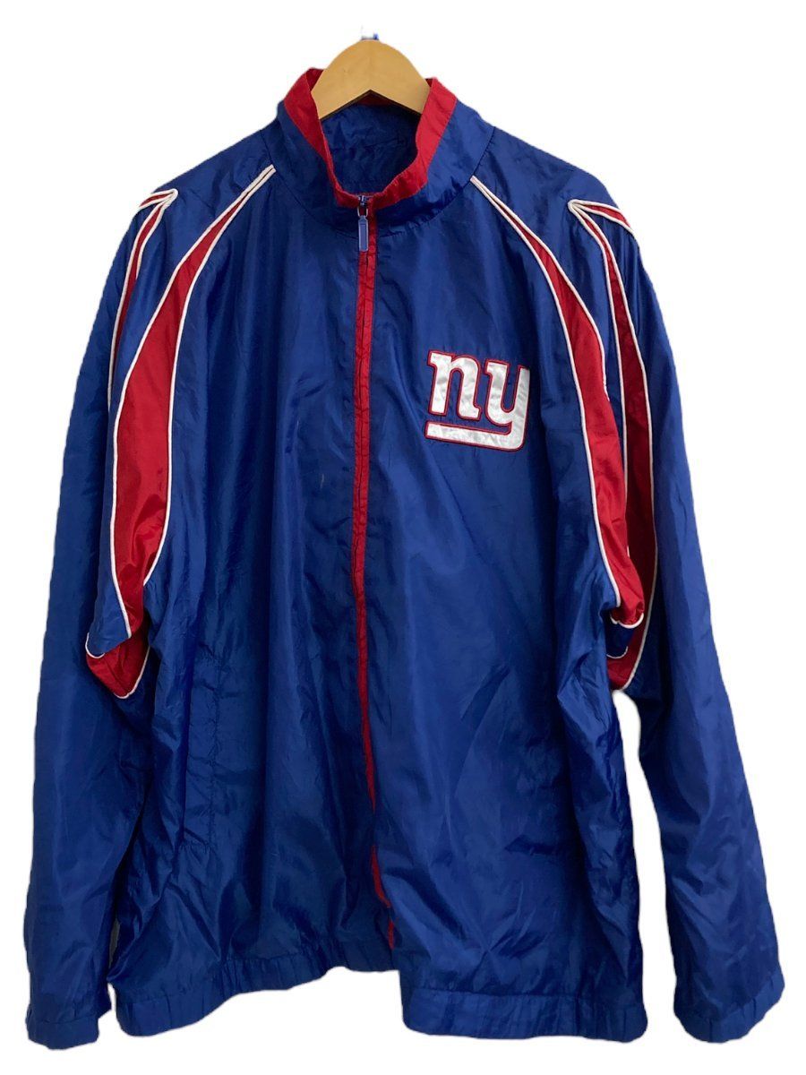 NFL ニューヨーク ジャイアンツ New York Giants ナイロンジャケット 青×赤 3XL 古着 刺繍入り G3 GⅢ メンズ/004 -  メルカリ