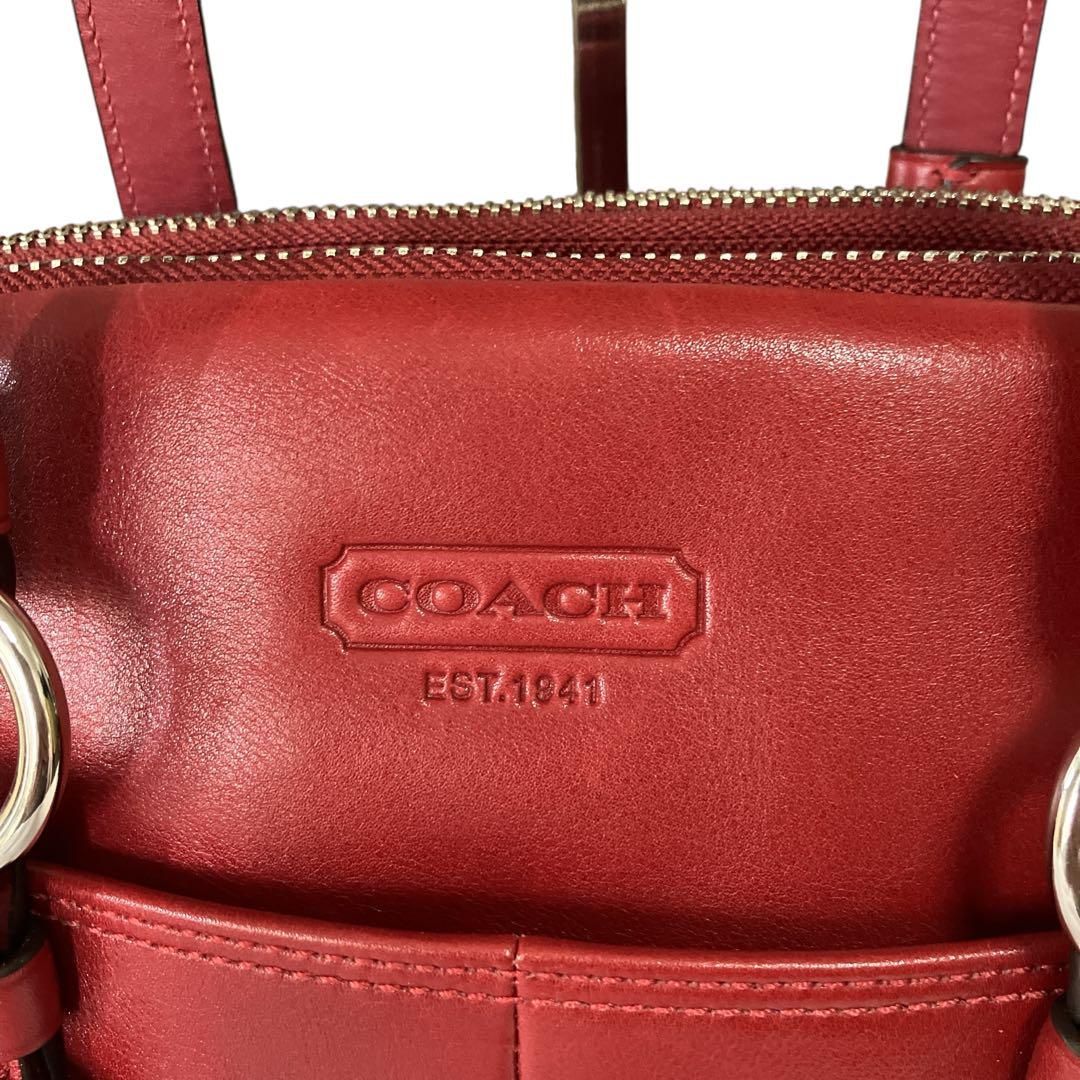 COACH コーチ ハンドバッグ ミニボストンバッグレザー 本革 12695