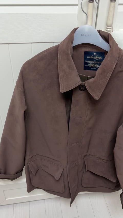 wednesday スウェード ブラウン ジャケット