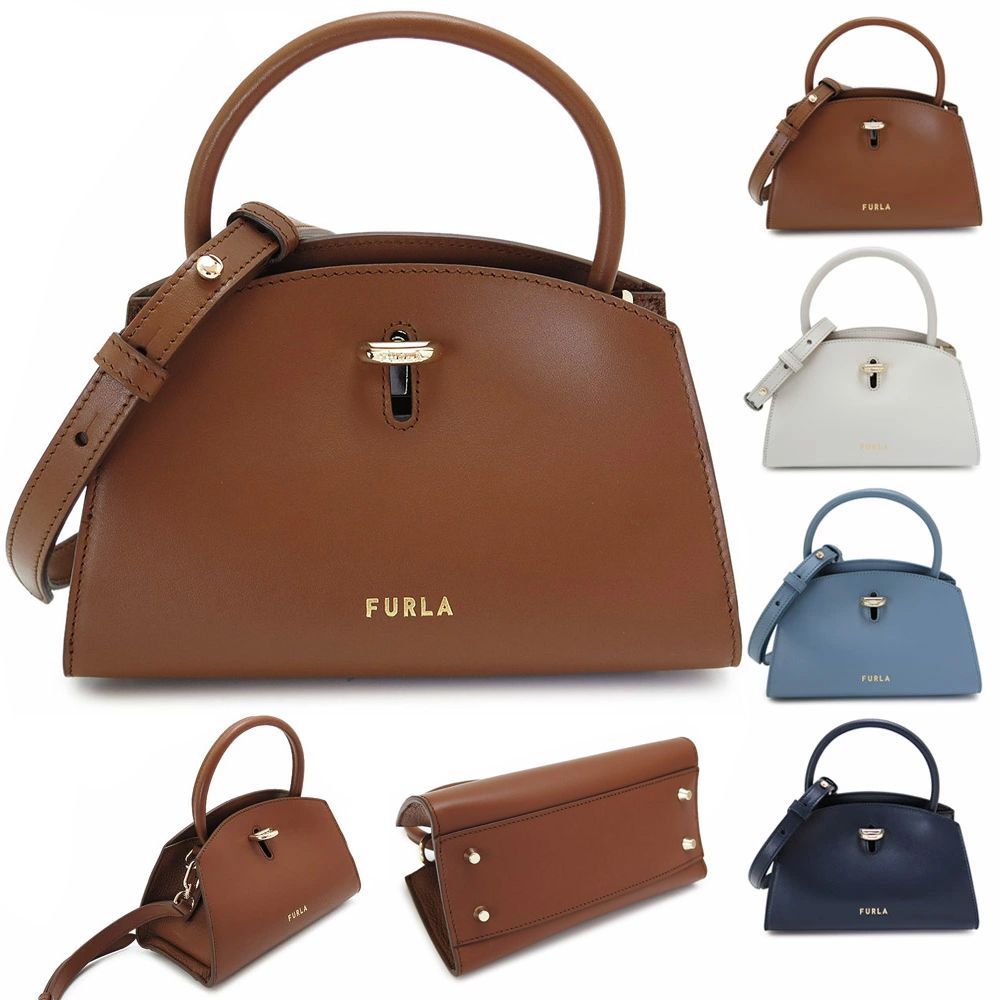 フルラ ハンドバッグ ミニ レディース GENESI WB00869 BX0053 ジェネシ トートバッグ ショルダーバッグ レザー FURLA