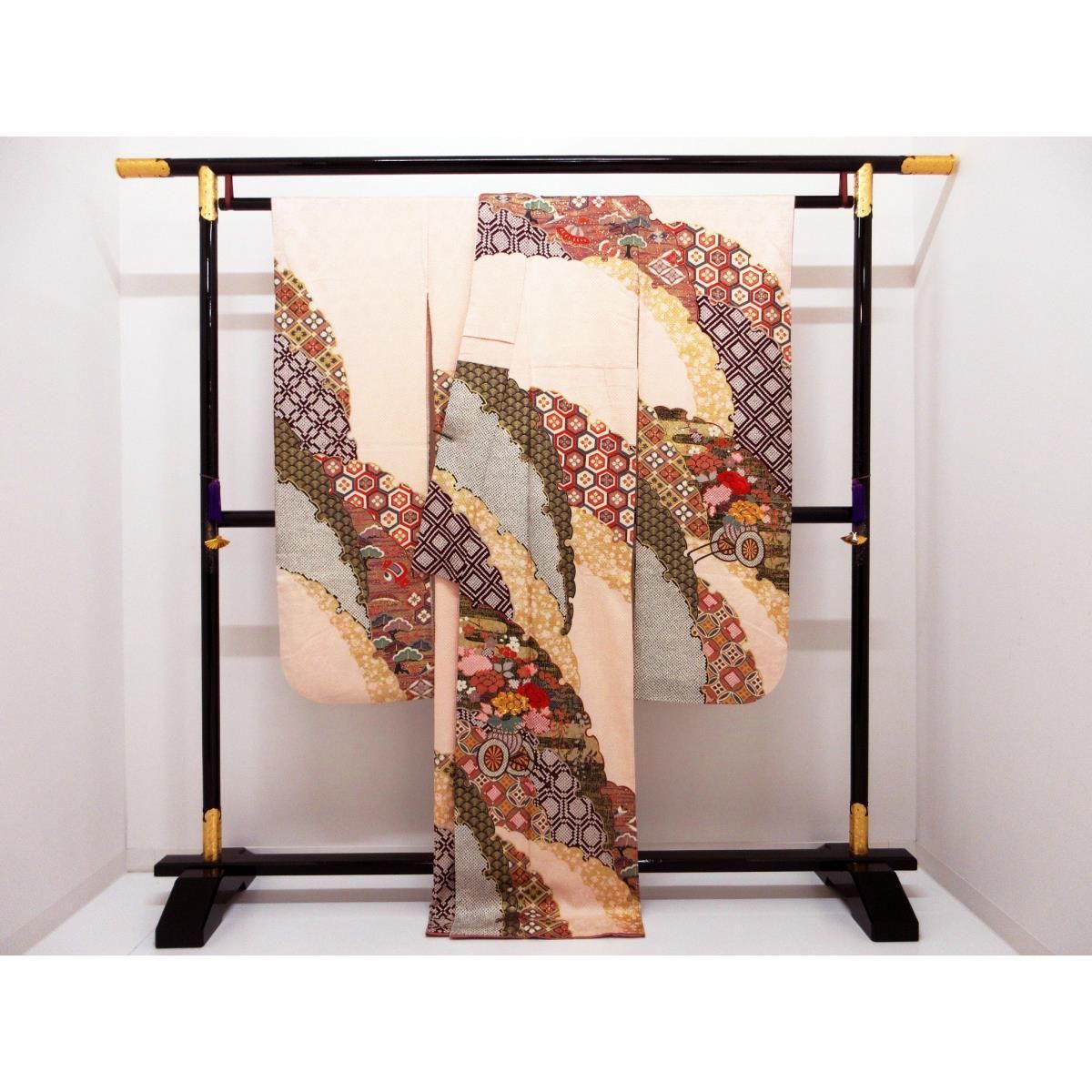 振袖 友禅金彩加工