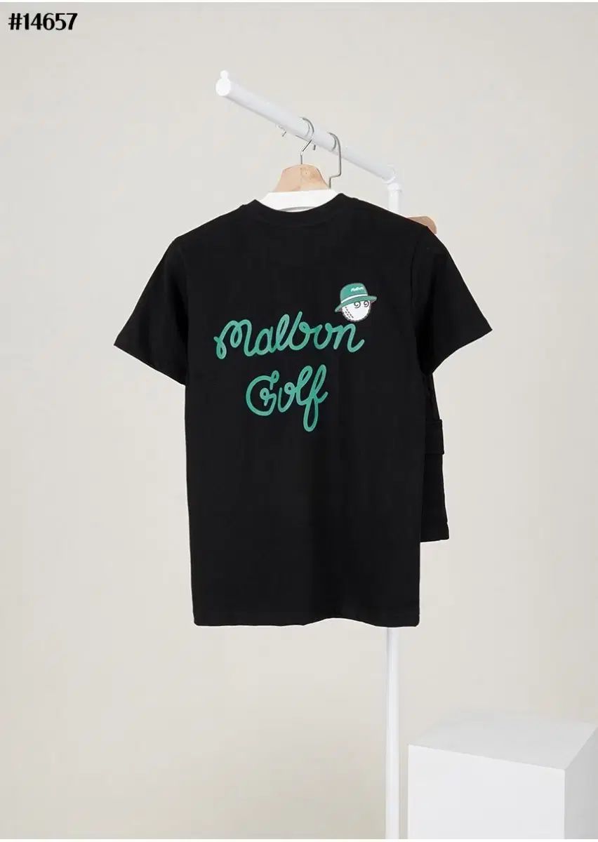 MALBON GOLF マルボンゴルフ グリーン バケツ 半袖 Tシャツ ＆ バンド ショーツ パンツ セット