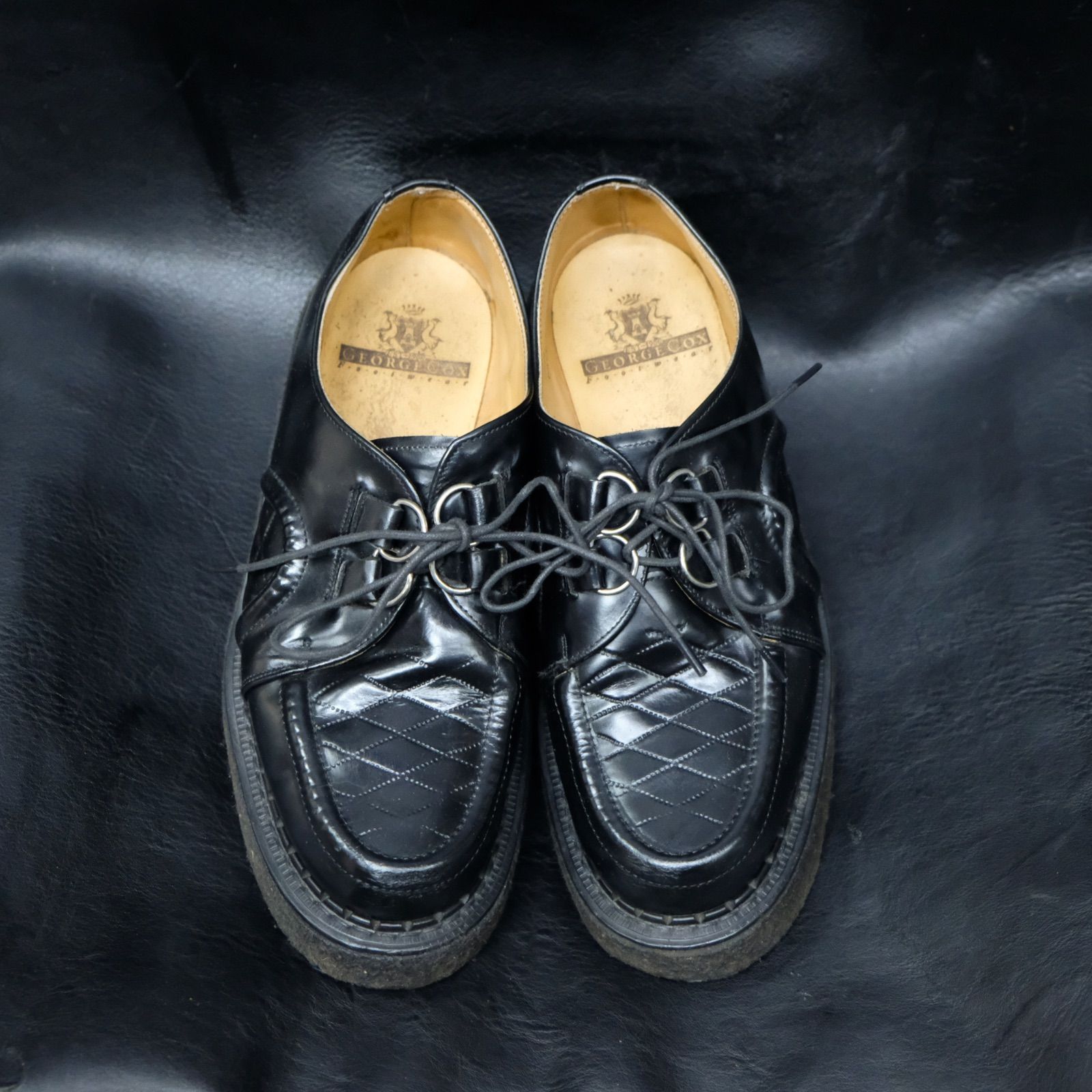 ジョージコックスGEORGECOXイングランド製ラバーソールシューズ靴ギャルソン