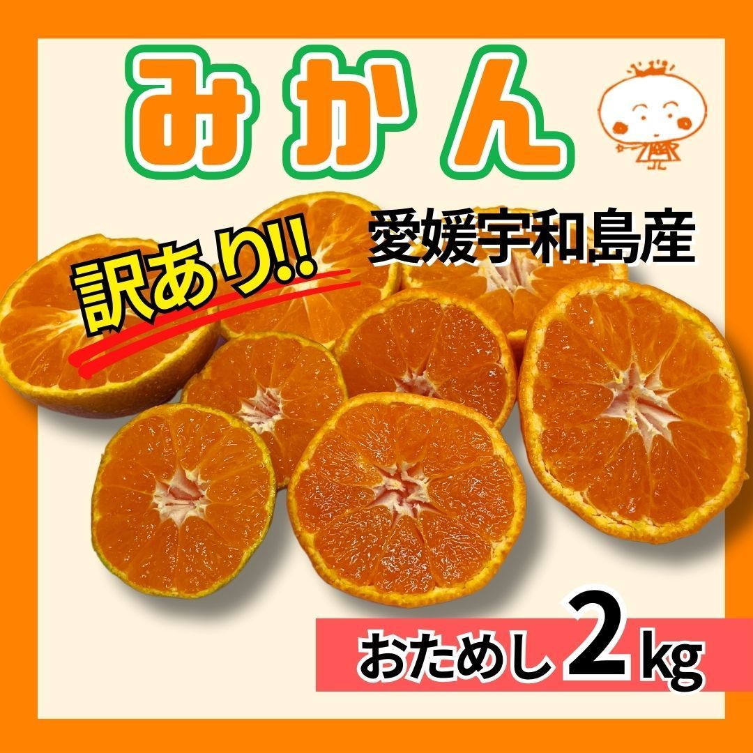 お試し【訳あり】愛媛産　愛媛みかん　２ｋｇ