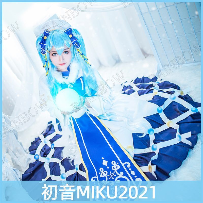 雪ミク 2021 ボーカロイド 初音ミク Snow Miku コスプレ衣装 cosplay仮装 イベント ステージ服 舞台 ハロウィン クリスマス  学園祭 - メルカリ