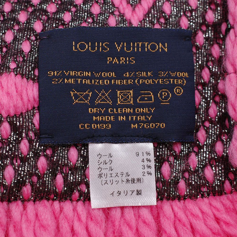 おトク 未使用品 LOUIS VUITTON ルイヴィトン ショール ピンク