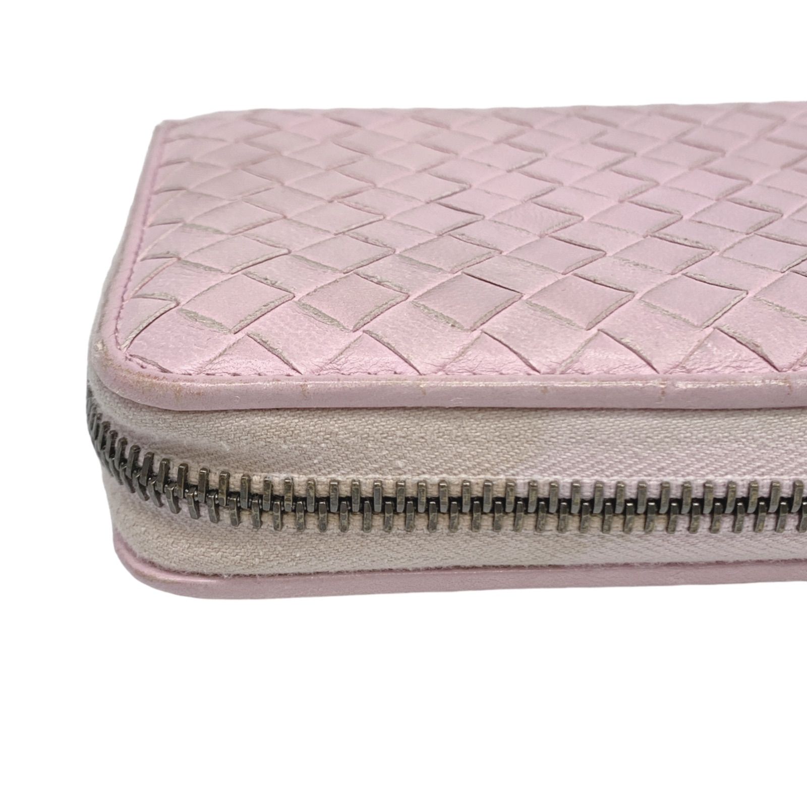 ♪2164 BOTTEGA VENETA ボッテガヴェネタ ラウンドファスナー長財布 