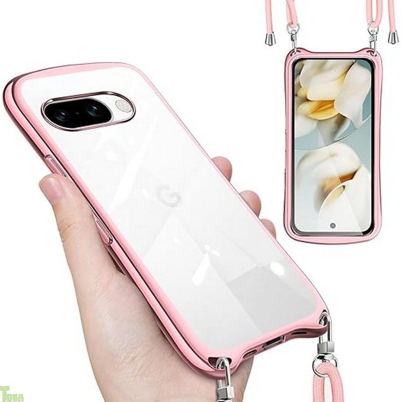 ヒツジのいらないマットレス -SLEEPER- ダブル 洗える Google Pixel 9a 用 ケース クリア ショルダー ストラップ付き