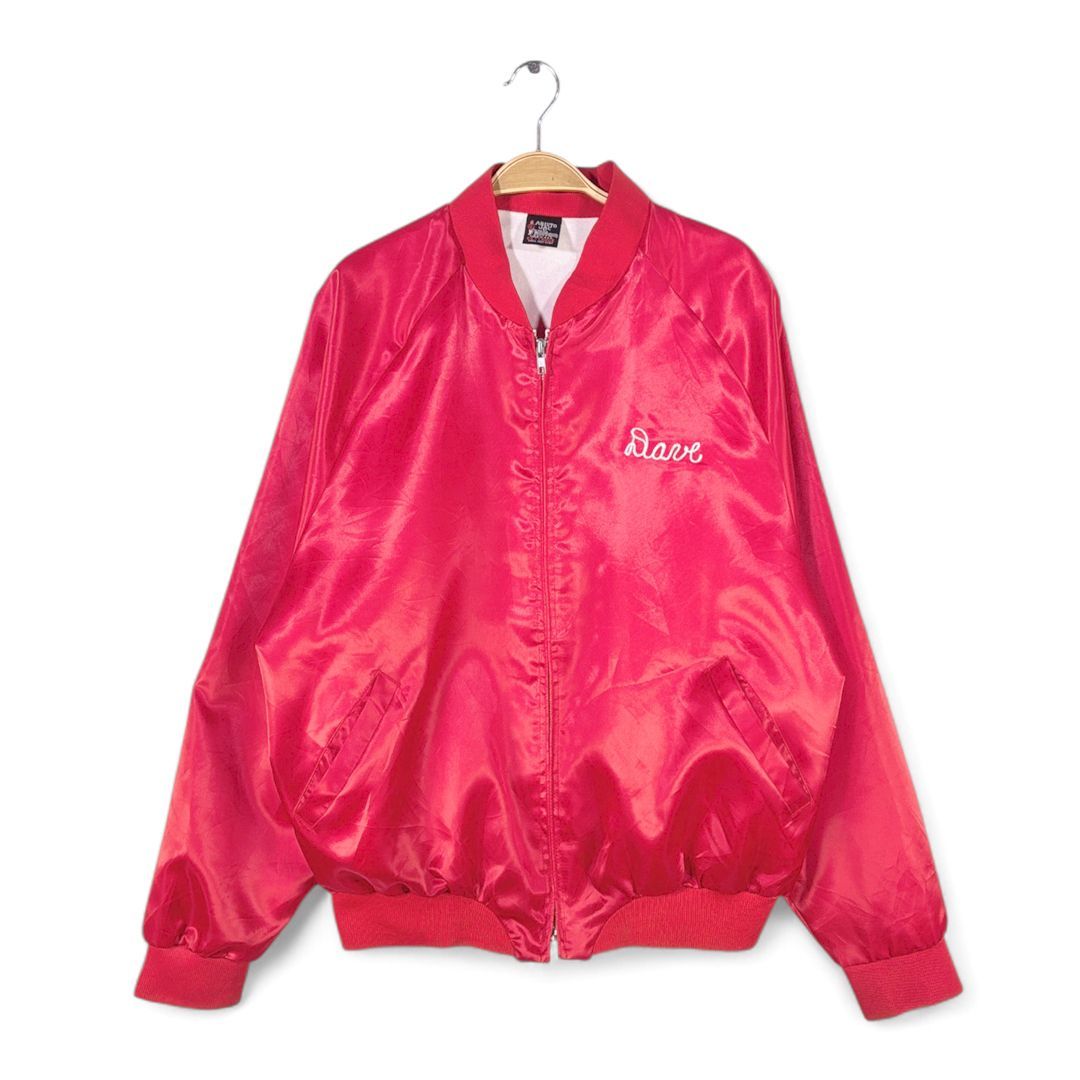 80s ARISTO JAC ヴィンテージ スタジャン 刺繍 ボルドー M 80s ARISTO JAC ヴィンテージ スタジャン 刺繍 ボルドー M 80s