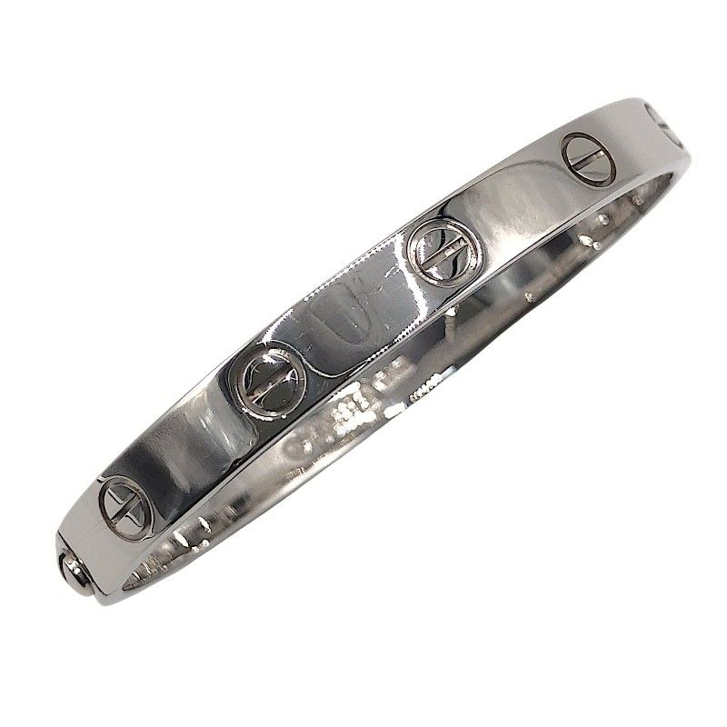 カルティエ ラブ ブレスレット 750WG K18 ホワイトゴールド #16