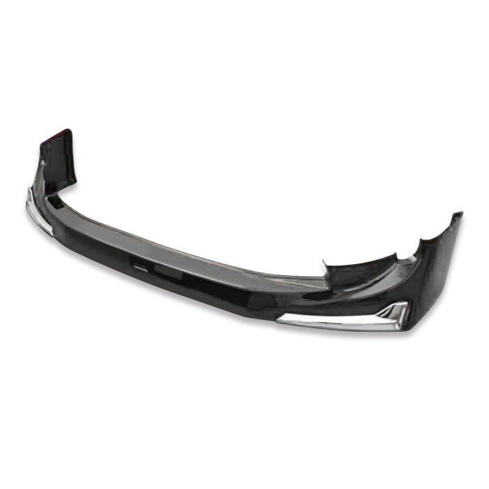 20系 ヴェルファイア 後期 202 ブラック 塗装済み フロント リップ スポイラー メッキ ガーニッシュ 付き