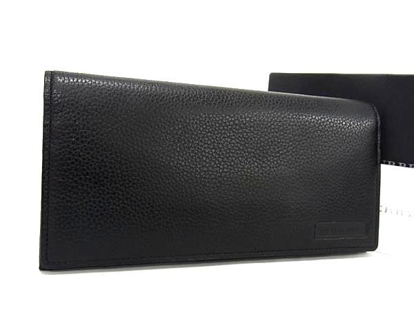 □新品□未使用□ BURBERRY バーバリー レザー 二つ折り 長財布  