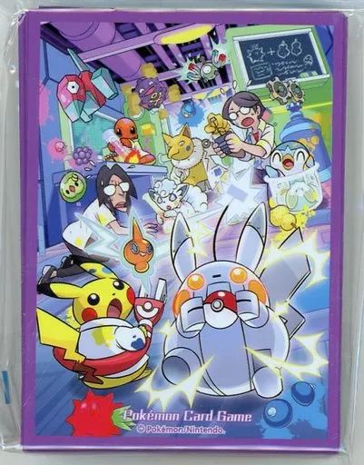 [Used] Supply Pokemon Card Game Deck Shield (sleeve) Rika Kei no Otko Zikkenshitsu Pokemon Center Limited