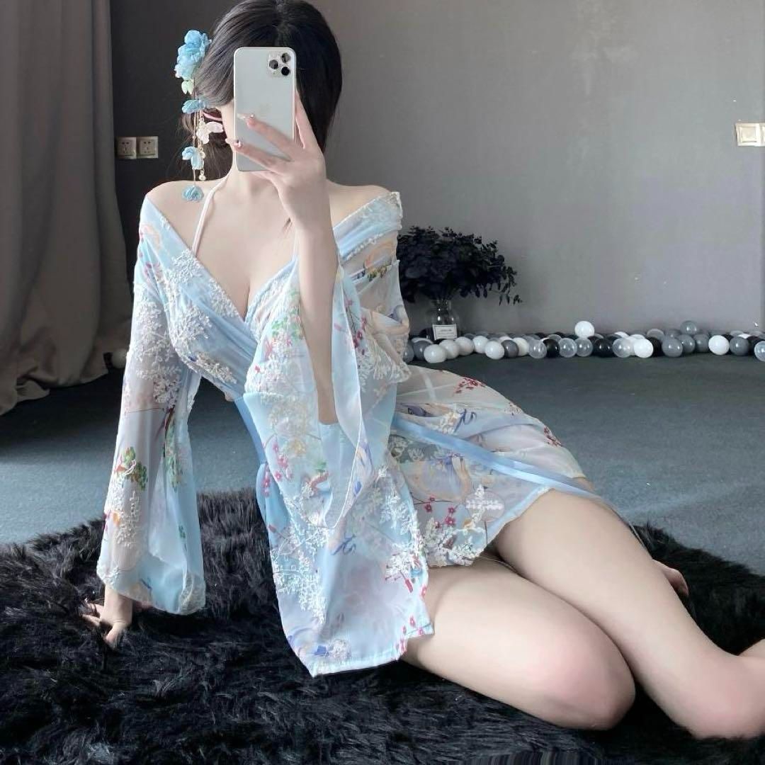 透け透け着物 3WAY セクシー透け透け花魁浴衣ビキニコスプレ衣装帯セット 着物和装コスチューム ハロウィンコスプレ大人レディース セクシーランジェリー  写真撮影衣装 イベント仮装 キャバ和風ドレス 夏祭り浴衣帯付き ステージ衣装 舞台衣装 セクシー和風ルームウエア 部屋着 - メルカリ