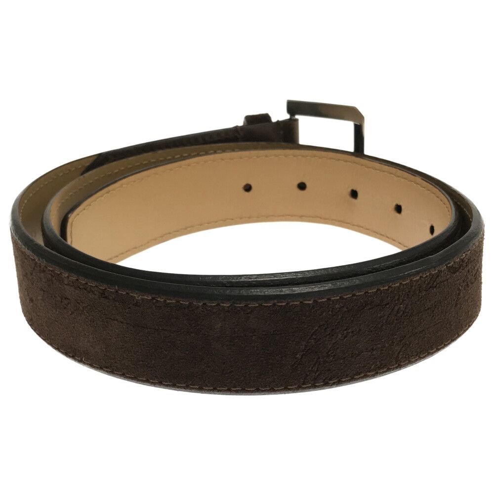 ベルルッティ　カリグラフィ　ブラウンレザー ベルト Berluti (ベルルッティ) カリグラフィ レザー ベルト ブラウン